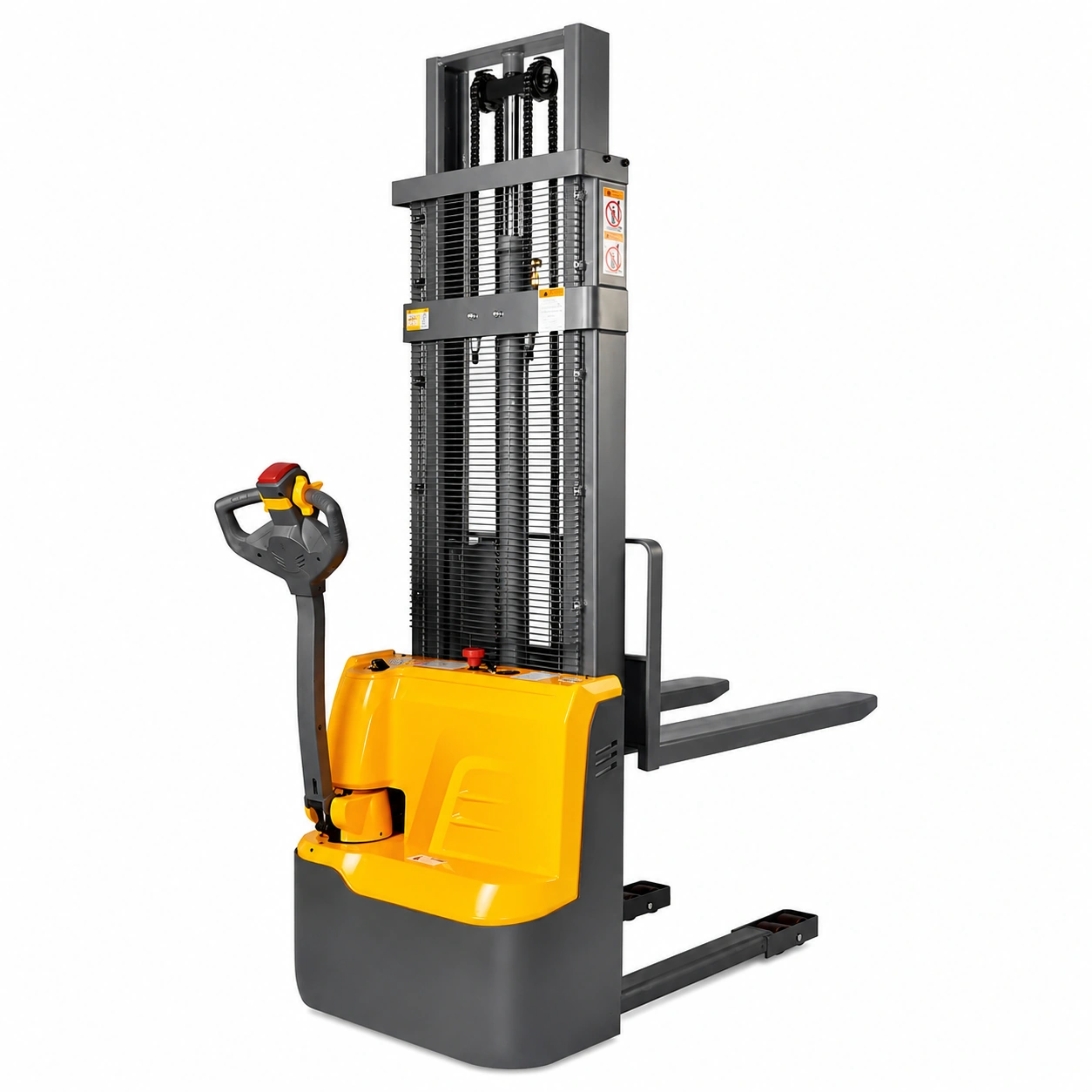 Gerbeur électrique à conducteur accompagnant (EVV10B/EVV12B/EVV15B) 1 000–1 500 kg, 1 600–3 500 mm