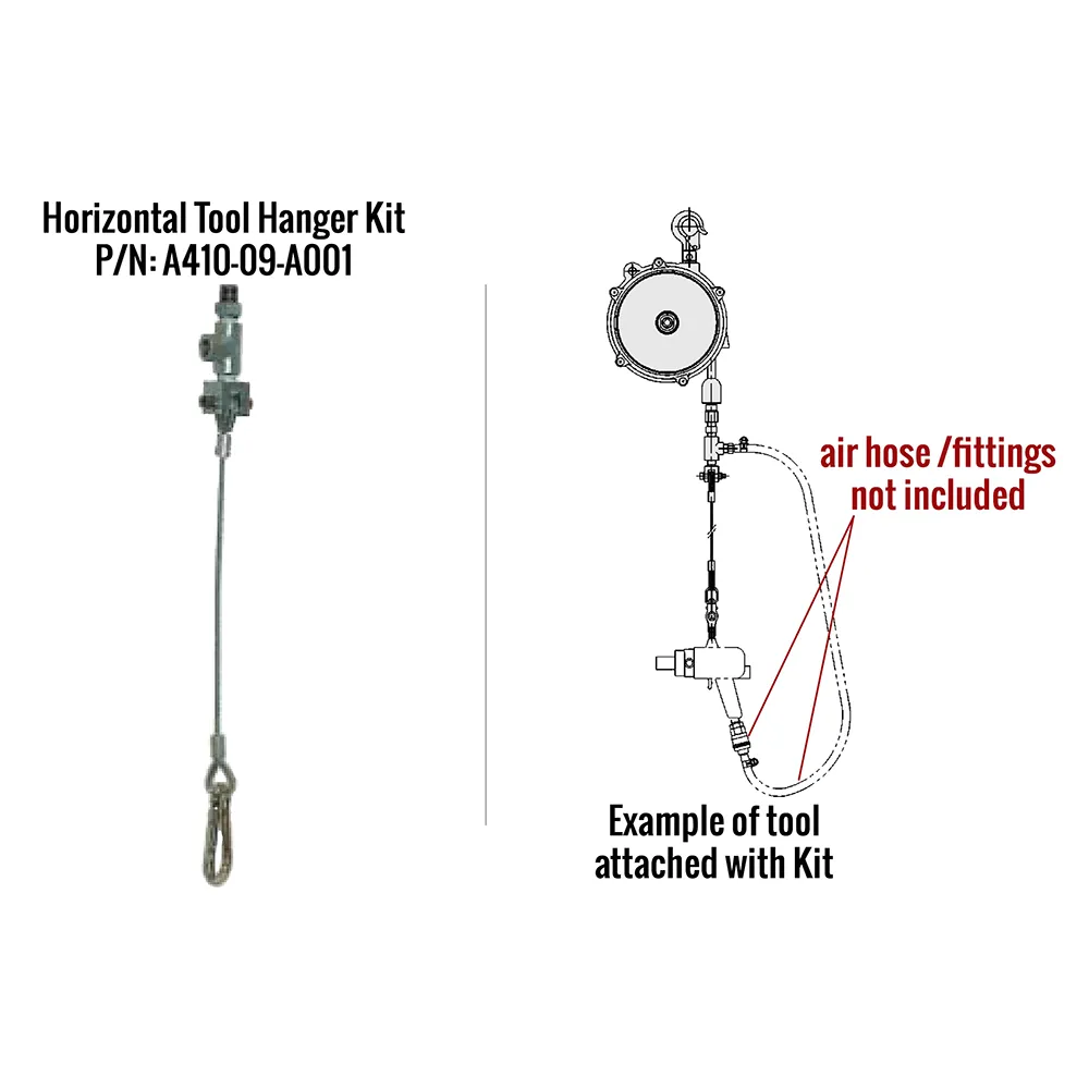 Équilibreur pour outils pneumatiques ENDO THB-15A avec crochet pivotant