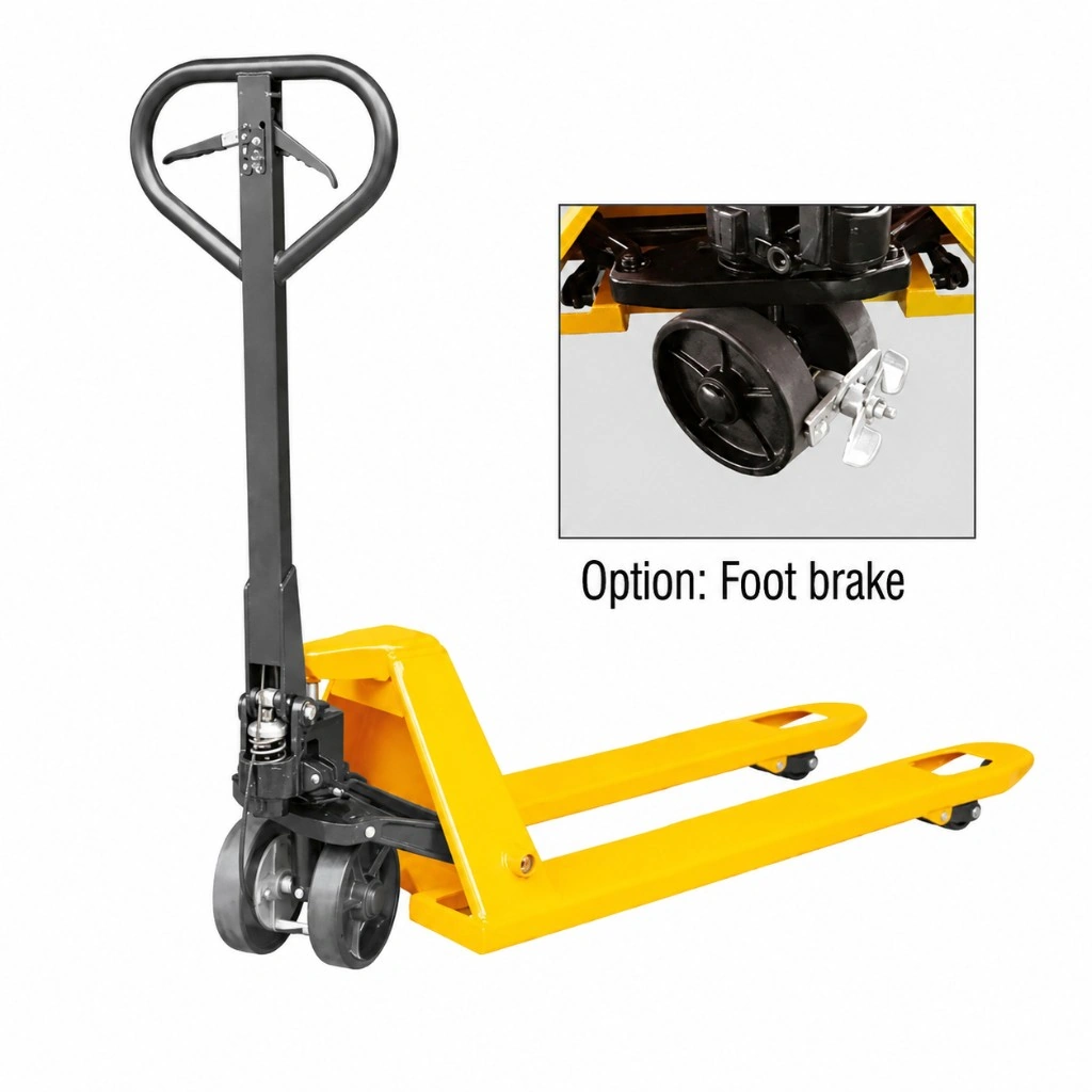 Transpalette manuel avec frein (RPV2500K) 2 500 kg
