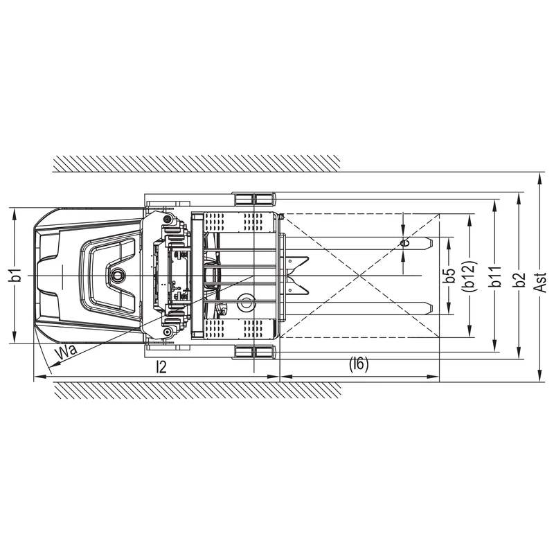 Préparateur de commandes électrique grande hauteur VKV15 1 500 kg – vue 5