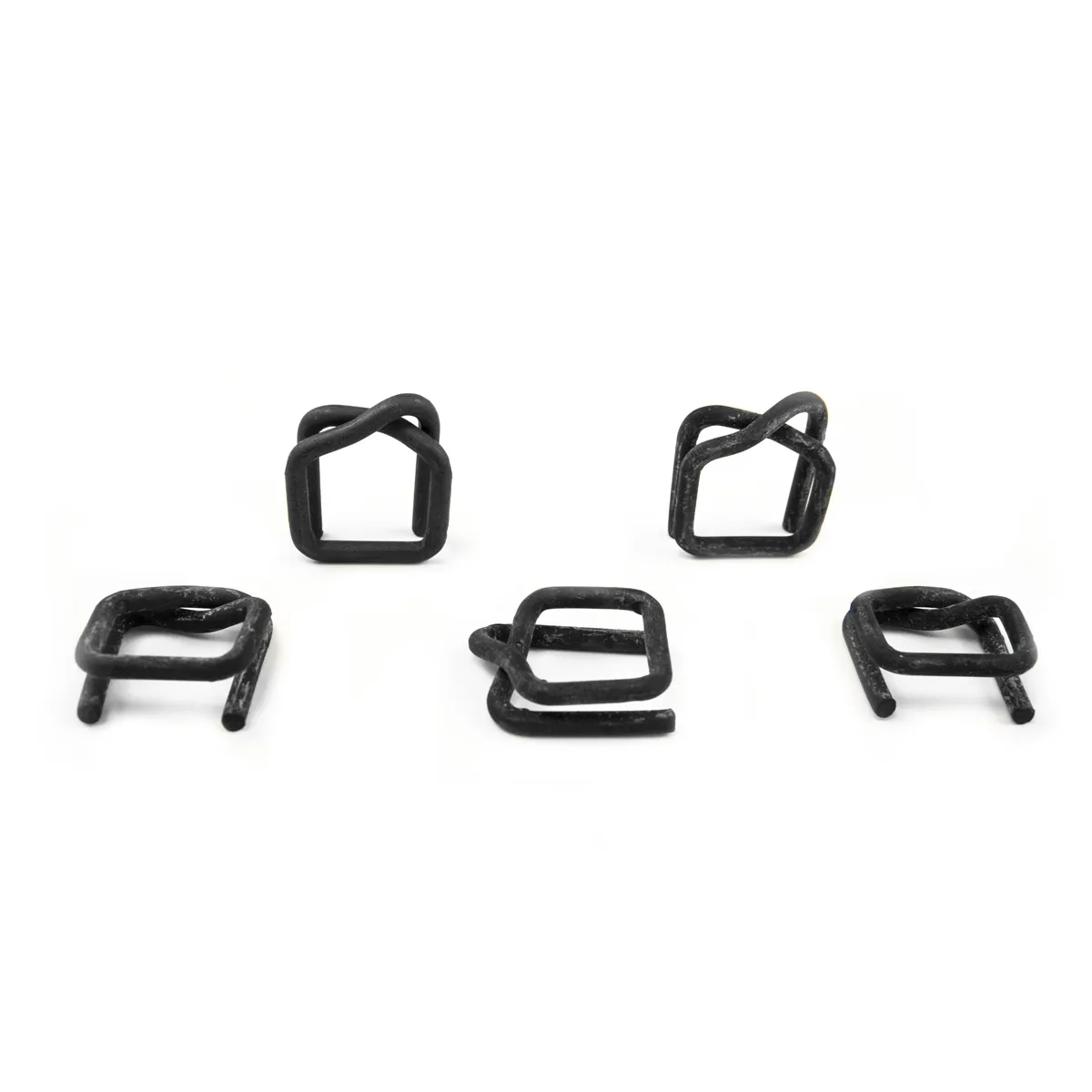 Boucles en fil phosphaté pour feuillard polyester (BUCKLES-19F) 19 mm